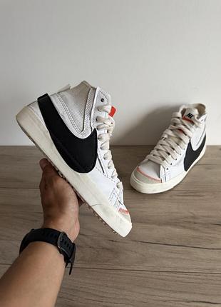 Кросівки шкіряні nike blazer mid 77 оригінал