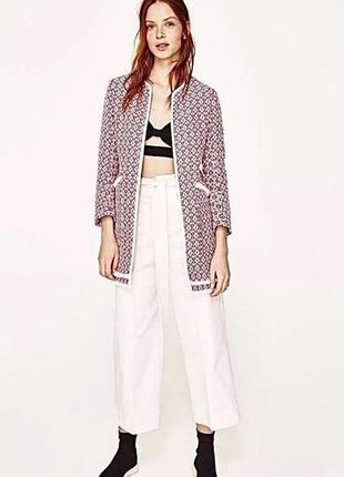 Твидовый жакет zara