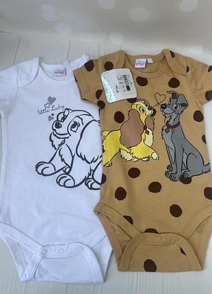 Набір бодиків disney для дівчинки набір боді для дівчинки 74