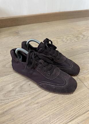 Кросівки arket suede nylon trainers