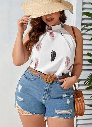 Чорна блуза shein з етикеткою