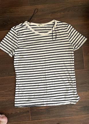 H&m футболка в полоску морячка бавовна