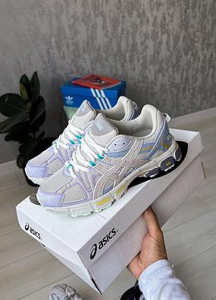 Жіночі кросівки asics gel-kahana 8 beige blue yellow