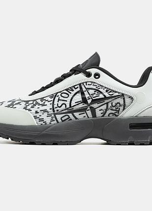 Чоловічі кросівки stone island grime white grey 40-41-42-43-44-45