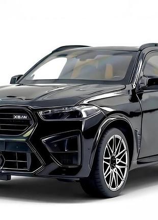 Масштабна модель автомобіля bmw x5 m f95 1:24. металева машинка.