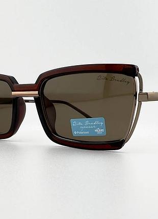 Сонцезахисні окуляри rita bradley rb8200 col.03p polarized / коричневі жіночі окуляри з поляризацією