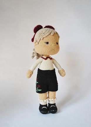 Вʼязана лялька hand made, 32 см