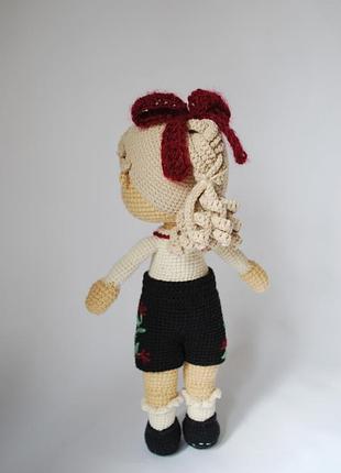 Вʼязана лялька hand made, 32 см 3