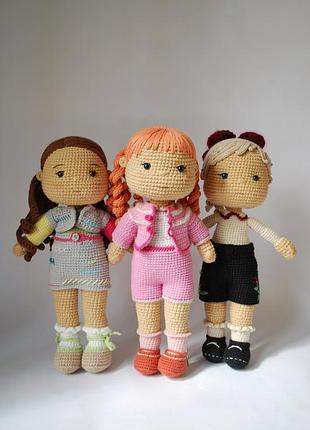 Вʼязана лялька hand made, 32 см 6