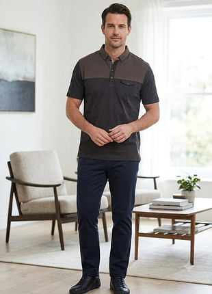 Autograph supima cotton tailored fit мужское поло l.