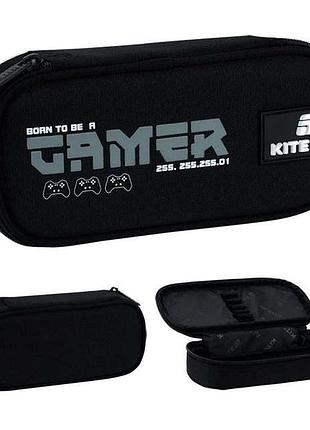 Шкільний пенал kite для хлопчика, м'який пенал 1 відділення кайт gamer k26-662-15