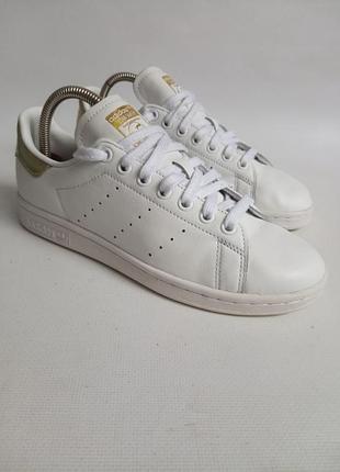 Кожаные кроссовки adidas stan smith