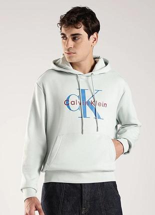 Чоловіче худі на флісі calvin klein з логотипом