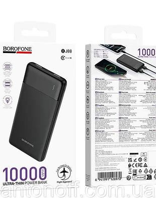 Портативна батарея power bank borofone bj88 10000mah clever (чорний) 65083
