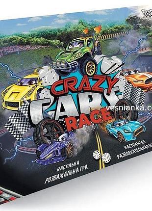 Настільна гра "crazy cars race" dtg94r danko toys