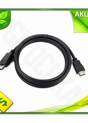 Ve кабель displayport до hdmi new version 1 м cablexpert чорний перехідник для монітора телевізора ада n6w_ver