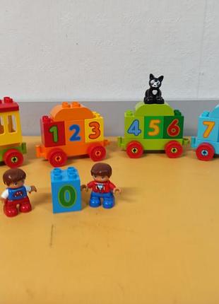 Конструктор lego duplo "потяг с цифрами" number train