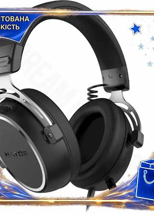 Dm навушники hator hypergang специфікація 2.2 3 hi-res чорні накладні з мікрофоном 53 мм для геймерів spe|lz