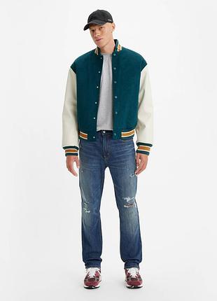 Мужские джинсы levi's 541 athletic taper с рваными деталями
