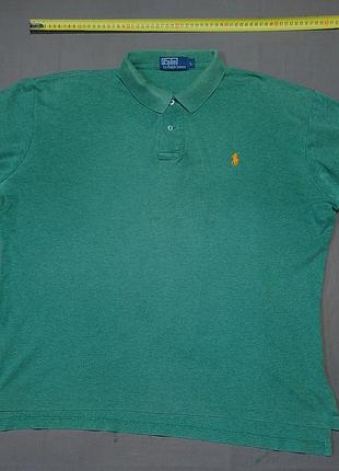 Плечі 57 см polo ralph lauren 
size l зелене  поло  100%cotton