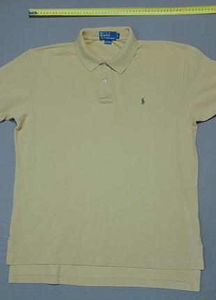 Плечи 52 см polo ralph lauren 
size l свет коричневое поло 100% cotton made in philippines