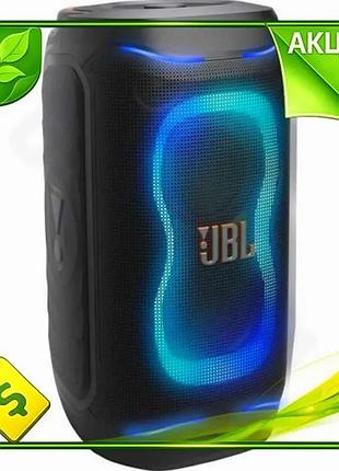 Ve портативна колонка jbl чорна new version 200 вт bluetooth usb aux для вечірок музичний динамік rgb n6w_ver