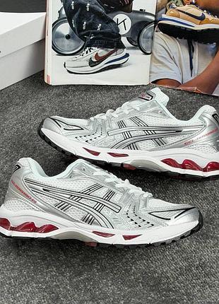 Жіночі кросівки asics gel kayano 14 silver pink