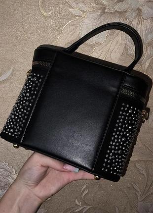 Сумка типа prada с стразами 2