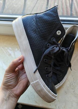 Шкіряні кросівки converse