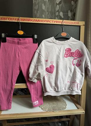 Костюм next 92р barbie світшот+лосіни