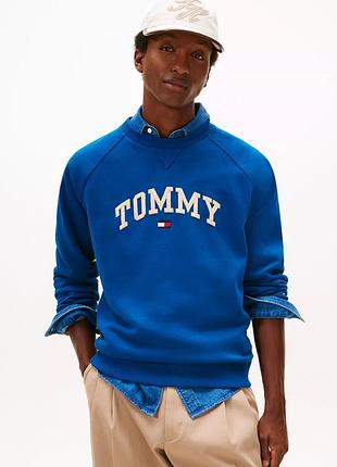Мужской свитшот tommy hilfiger на флисе
