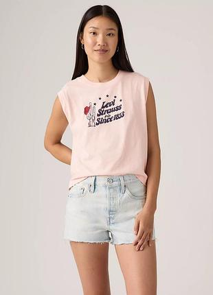 Женская майка levi's с принтом