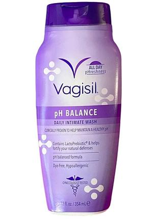 Гель для інтимної гігієни vagisil ph balance daily intimate wash 354 мл
