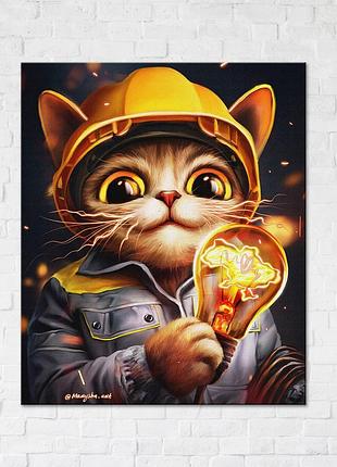 Котик-енергетик ©маріанна пащук
