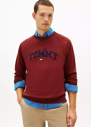 Мужской свитшот tommy hilfiger на флисе