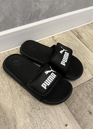 Шльопанці дитячі на липучці puma розмір 33