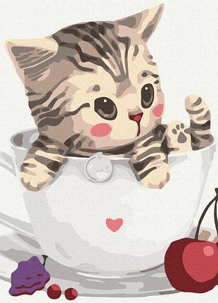 Котик в чашке