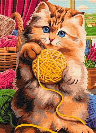 Кошачка с клубочком