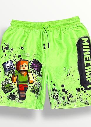 Primark легенькі шорти minecraft шорти для плавання і пляжу шорти на літо