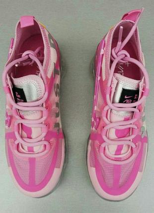 Nike air vapormax кроссовки женские розовые на прозрачной гелевой подошве3 фото
