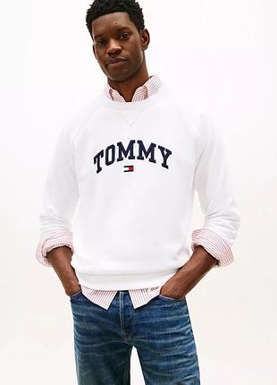 Мужской свитшот tommy hilfiger на флисе