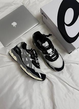 Стильные кроссовки asics gel-nyc ivory clay grey gore-tex