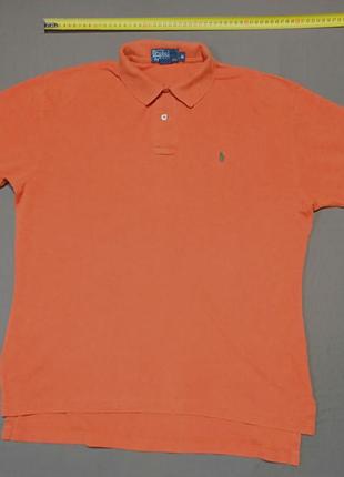 Плечи 51 см polo ralph lauren 
size l поло цвет тыквы exclusive of decoration 100% cotton