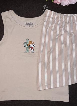 Домашній костюм ( майка +шорти) розмір: 2xl майка в рубчик д 56 см. ш 53 см.  шорти пояс 53 см. д 39 см. г 37 см. бедра 80 см.