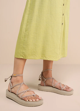 Сандалі teva midform infinity sesame strappy flatform (1127890) оригінал