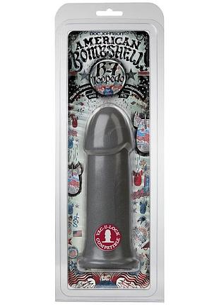Фаллоимитатор для фистинга doc johnson american bombshell - b-7 torpedo - gun metal sexstyle 3