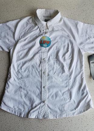 Новая женская рубашка columbia omni-dry silver ridge iii ss ss shirt s