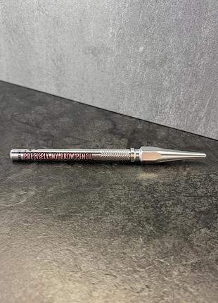 Benefit precisely, my brow pencil mini 04 warm deep brown | міні олівець для брів | оригінал мініатюра