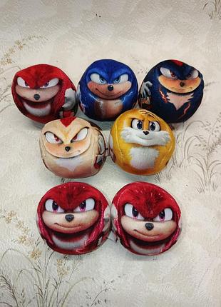 Небольшая мягкая игрушка мягенький мячик соник макдональдс sonic mcdonald's
