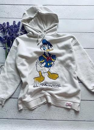 Худі жіноче xs s 34 36 худи толстовка disney оверсайз на флісі кофта з капюшоном 34-38 на флісі утеплене